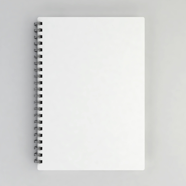 Blank notebook